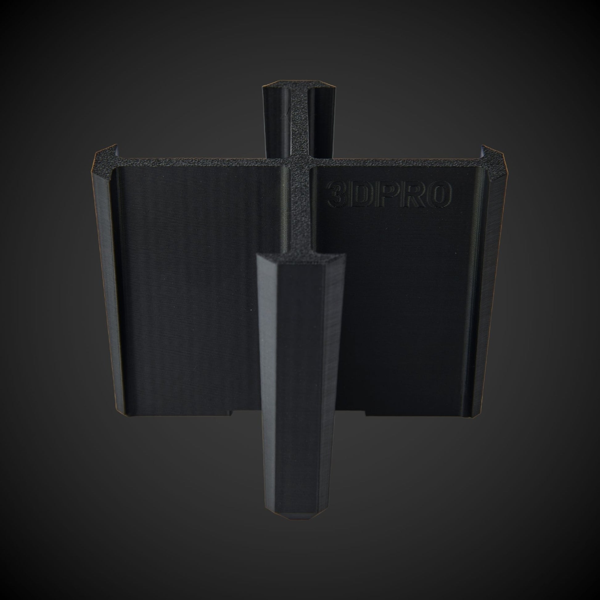 Black 7-way standard double bin divider with 3DPRO branding on a dark background