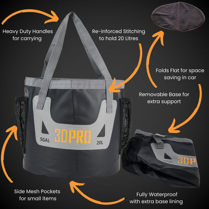 20L/5GAL Pro Folding Bucket