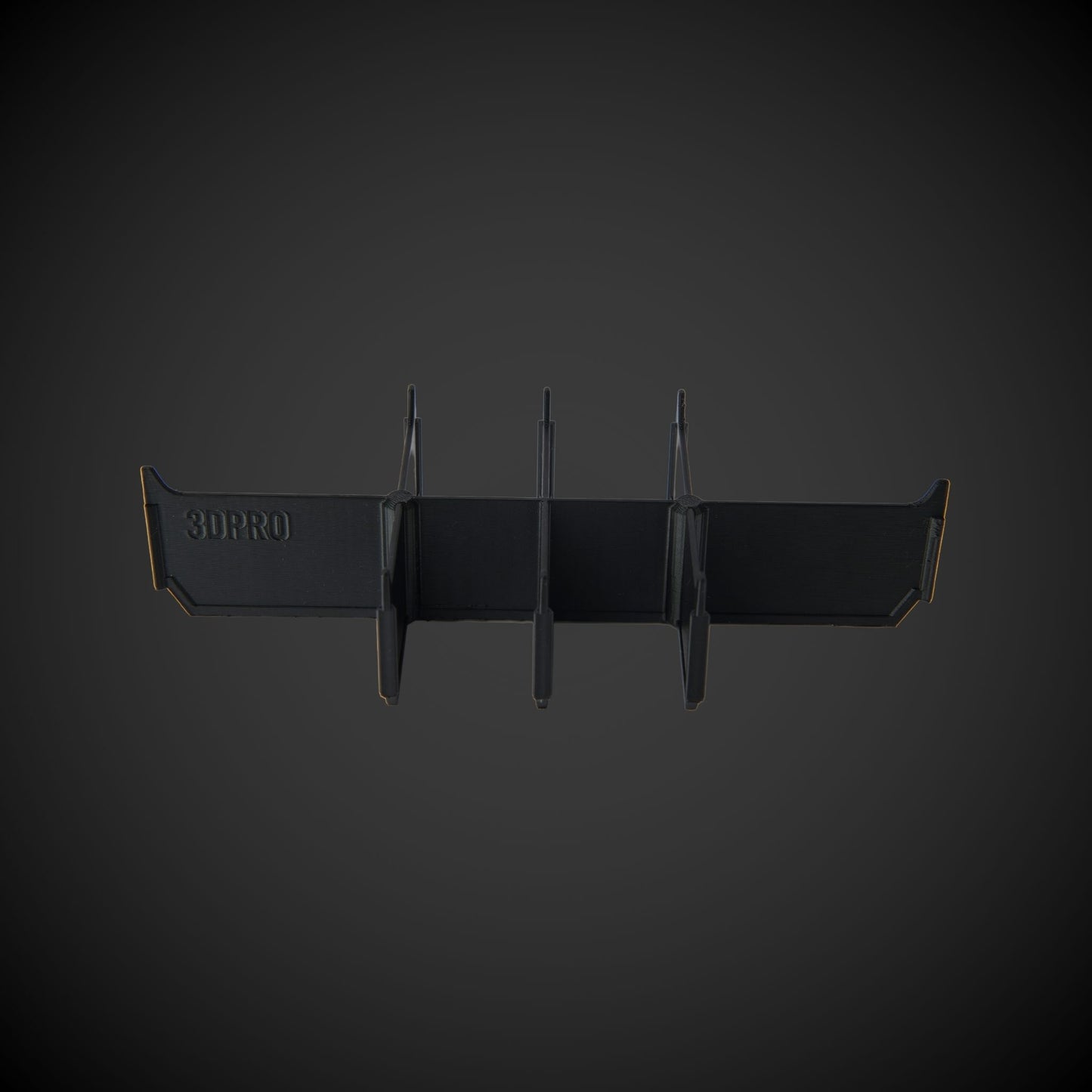 Black 8-Way Low Double Bin Divider (MP) with '3DPRO' branding on a dark gray background