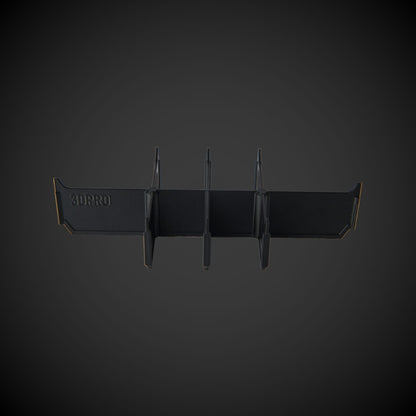 Black 8-Way Low Double Bin Divider (MP) with '3DPRO' branding on a dark gray background