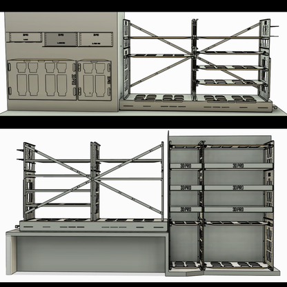 Van Drivers Side Door Bundle (Pack A Shelf)