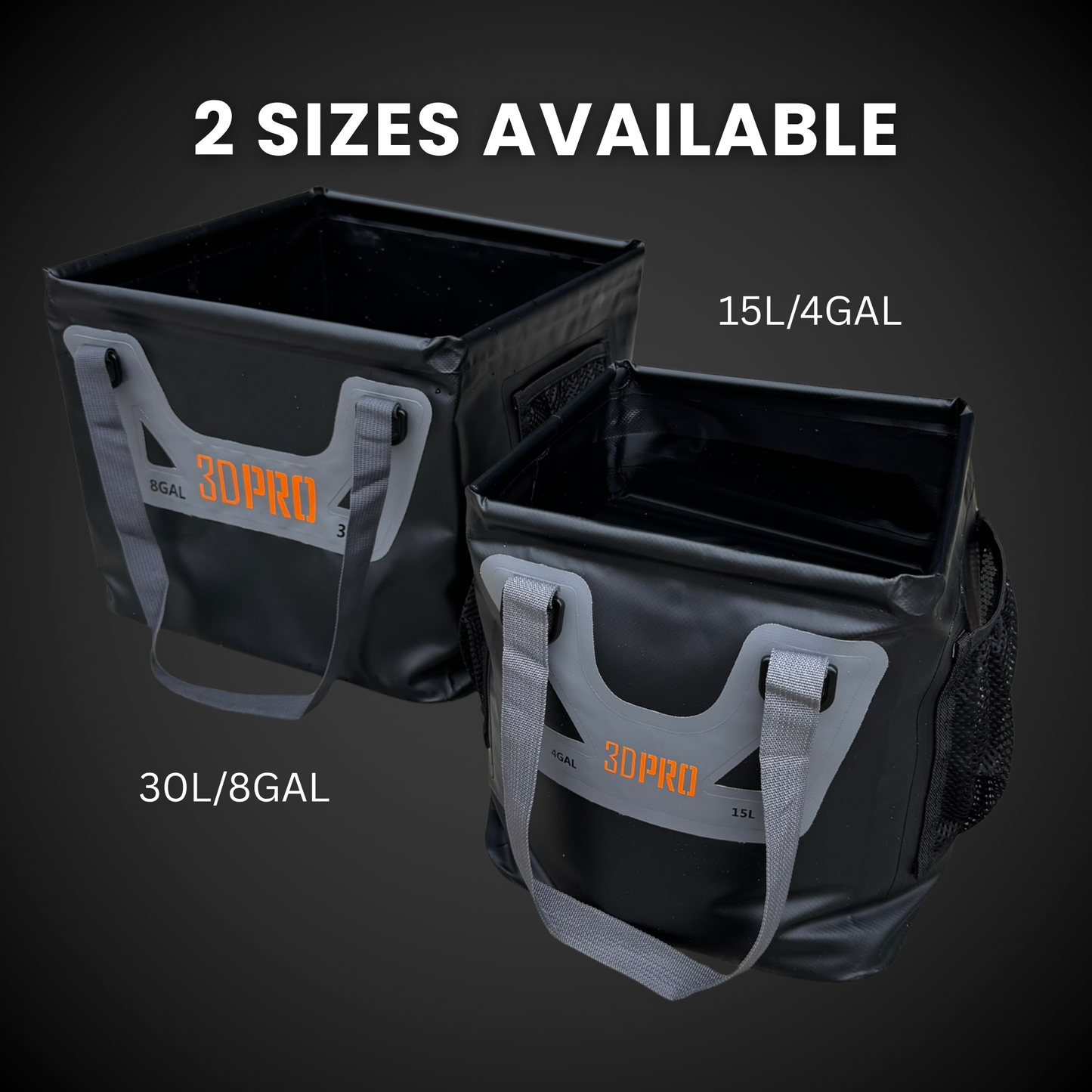 15L/4GAL Pro Square Folding Bucket