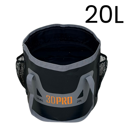 Black 20L/5GAL Pro Folding Bucket