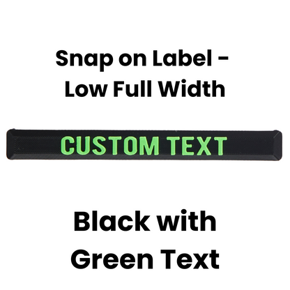 Snap On Label - Low Full Width Organiser