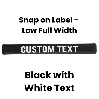 Snap On Label - Low Full Width Organiser