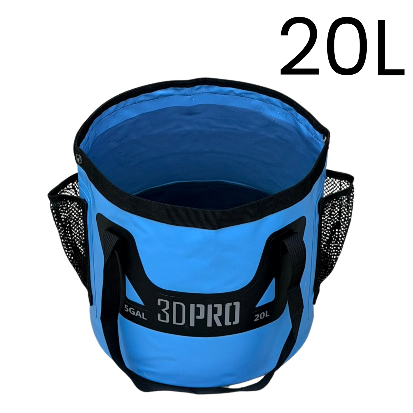 Blue 3DPRO 20L/5GAL Pro Folding Bucket