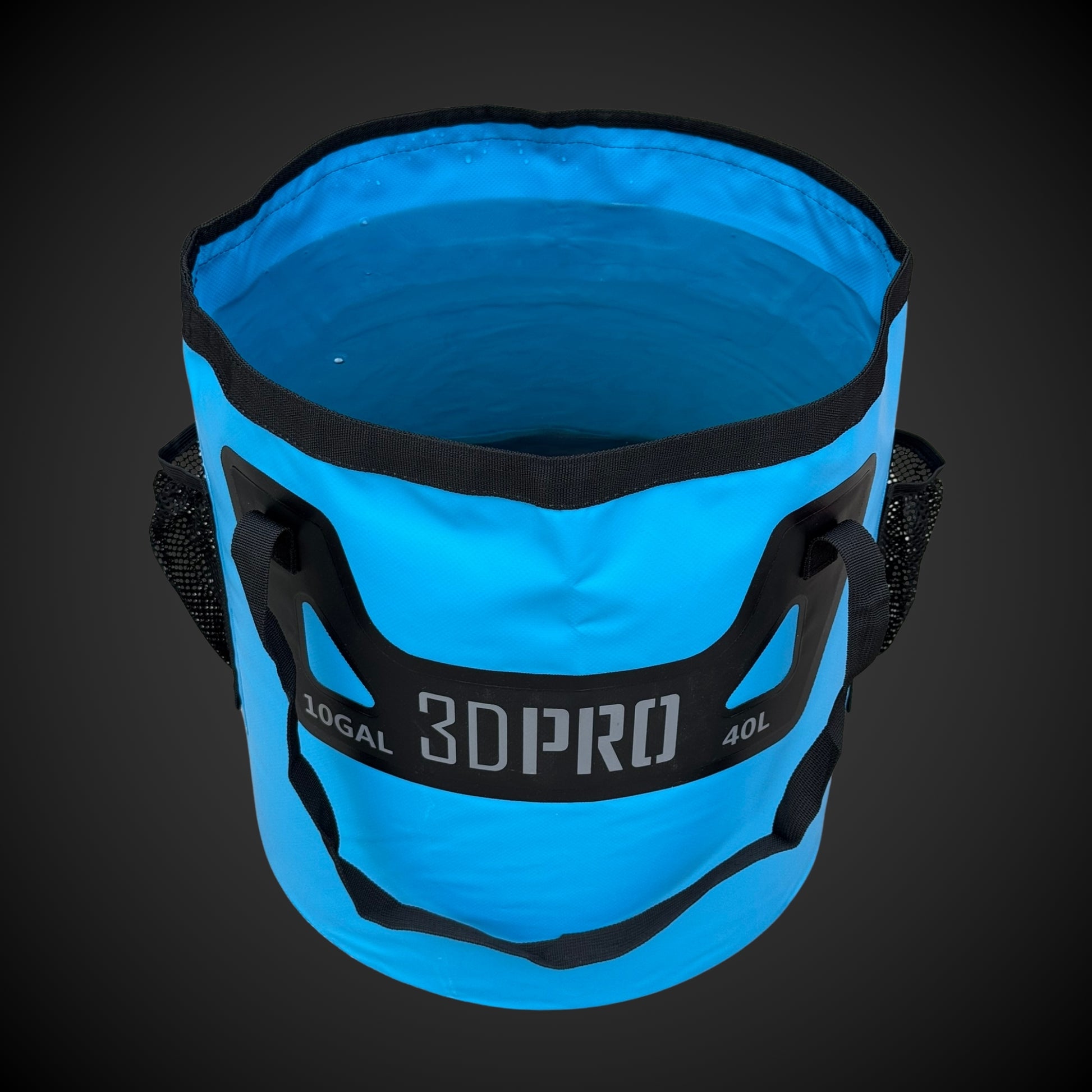 Blue Pro Folding Bucket (Limited Edition) single front angle