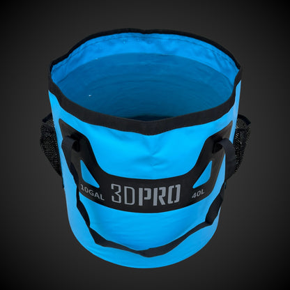 Blue Pro Folding Bucket (Limited Edition) single front angle