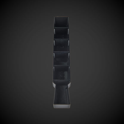 Black Centre Divider Pack (Low Full Width Packout) on a dark gray background