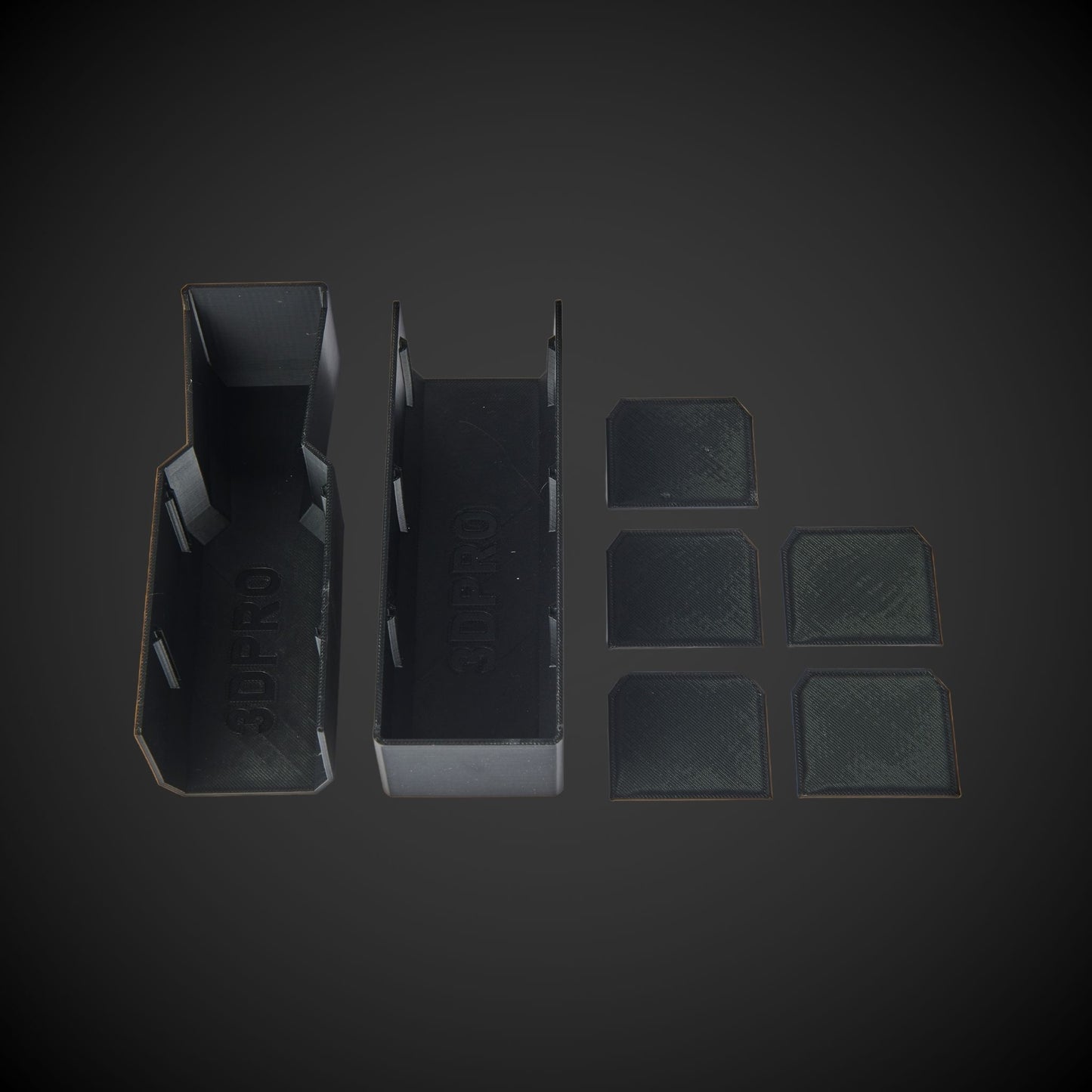 Set of black Centre Divider Pack (Low Full Width Packout)
