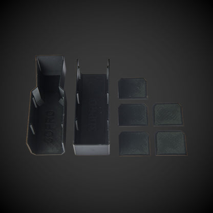 Set of black Centre Divider Pack (Low Full Width Packout)