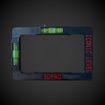 Black 3DPro iconic level on a dark background