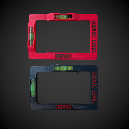 Black and Red Clipsal Iconic Clip On Level 