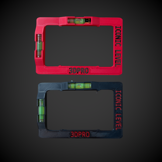 Black and Red Clipsal Iconic Clip On Level 