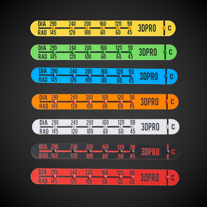 Colorful Elec Ceiling Cut Out Template with '3DPRO' branding on a black background