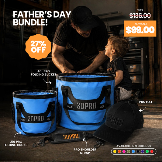 Folding Bucket Fathers Day Bundle (27% OFF)