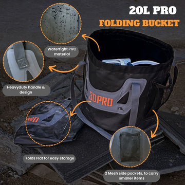 20L/5GAL Pro Folding Bucket