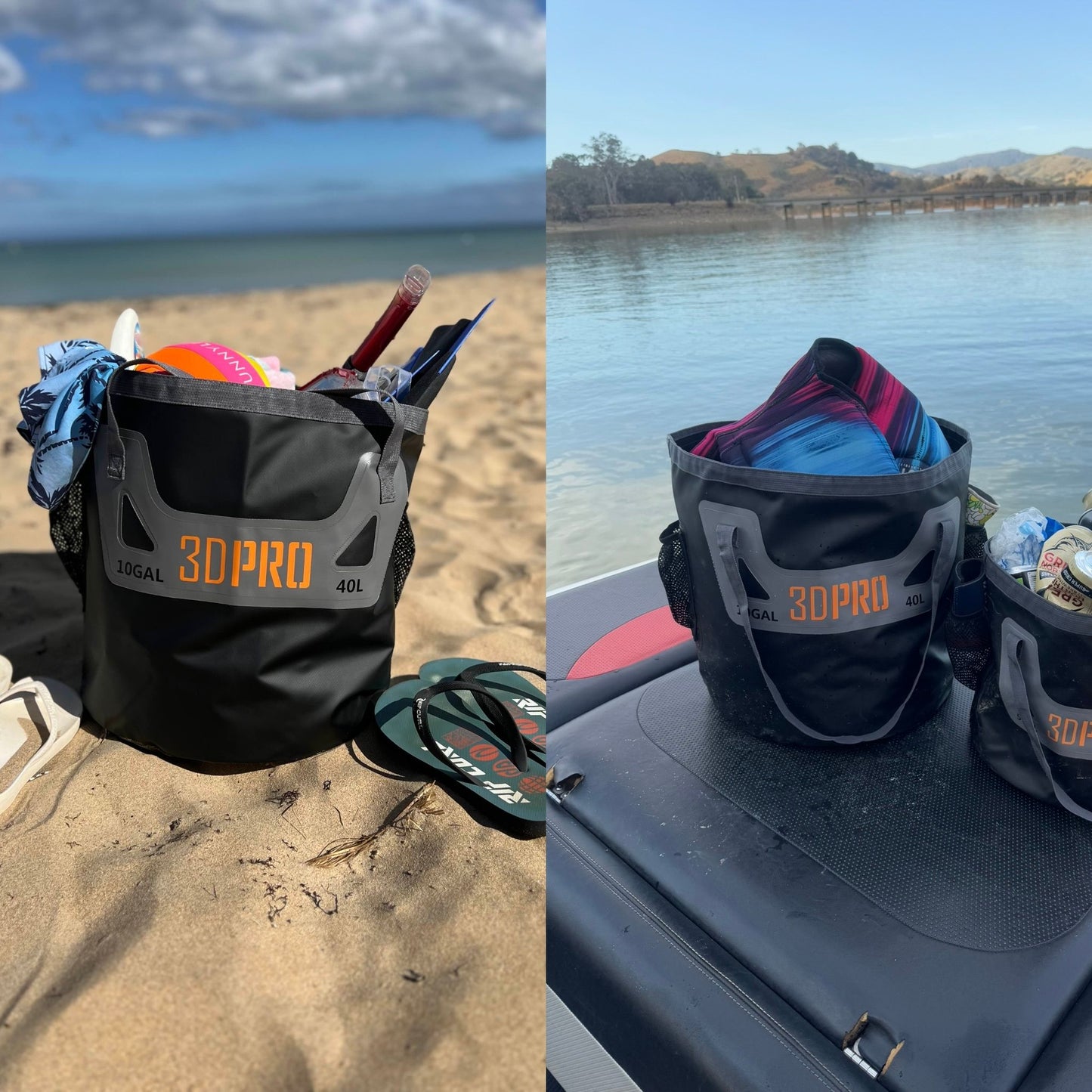 Folding buckets in real life