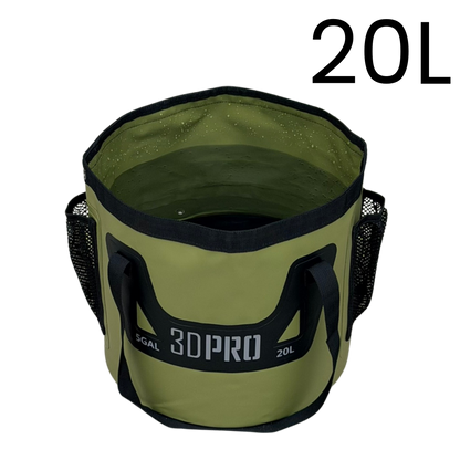 Green 20L/5GAL Pro Folding Bucket