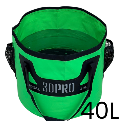 Green 40L/10GAL Pro Folding Bucket