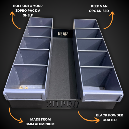 Half Width Tub (Pack A Shelf)