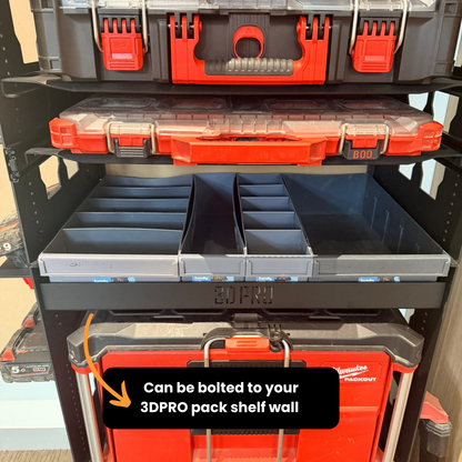 Half Width Tub (Pack A Shelf)