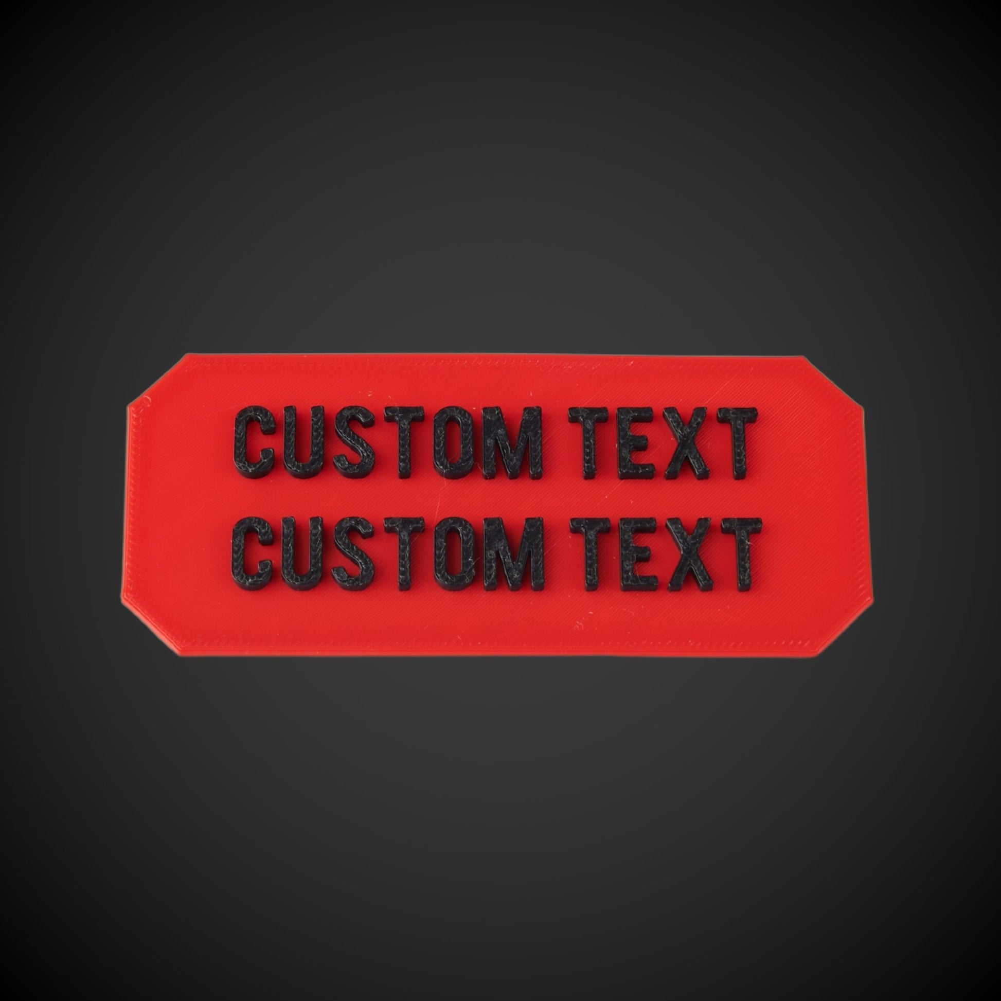 Red Label - Packout Drawers (2/3 Drawer)with 'CUSTOM TEXT' on a black background