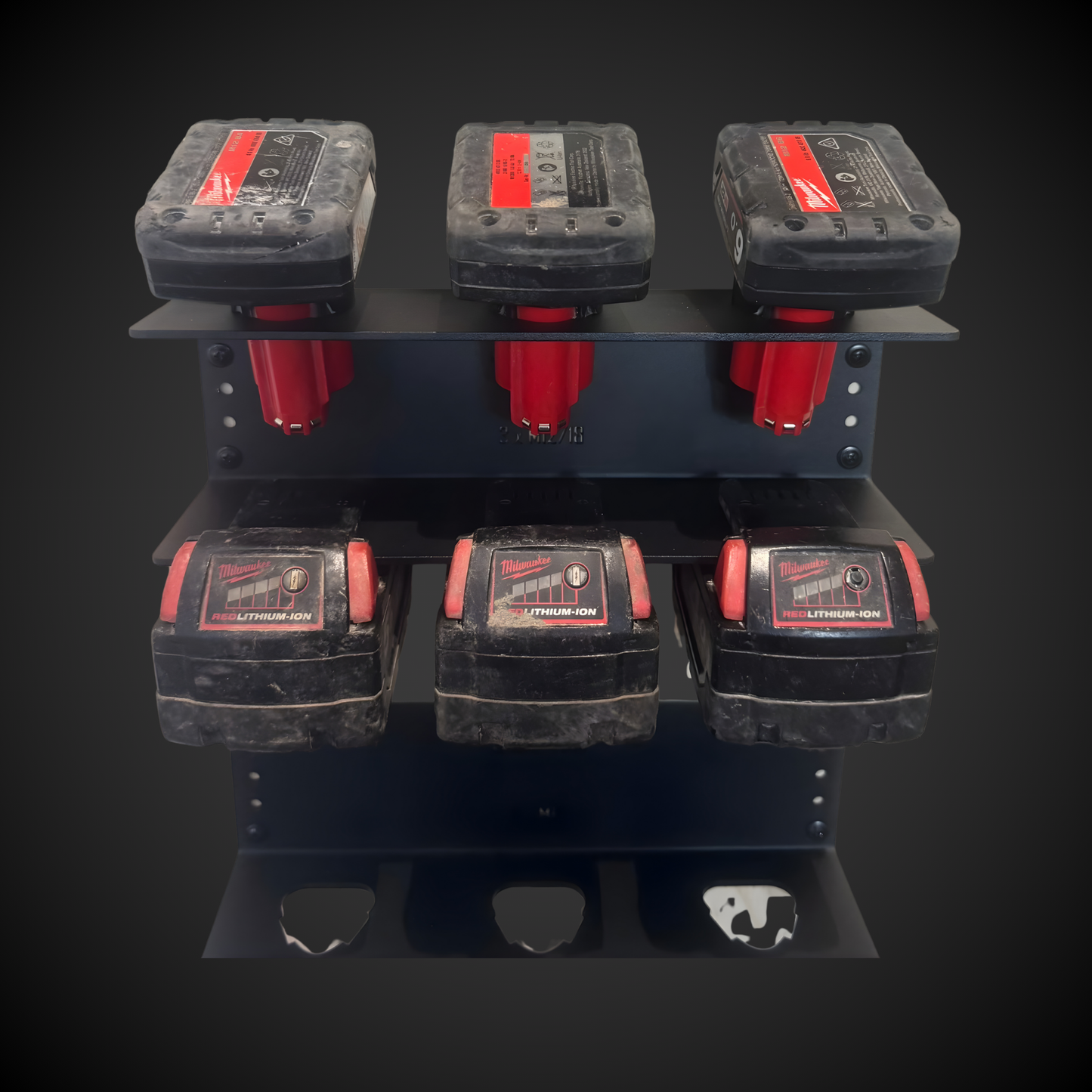M12/M18 Battery Holder (Pack a Shelf)