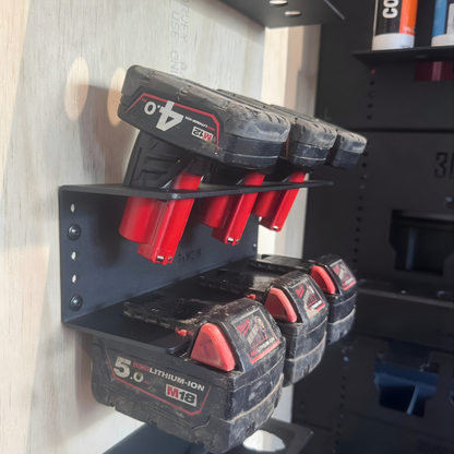 M12/M18 Battery Holder (Pack a Shelf)