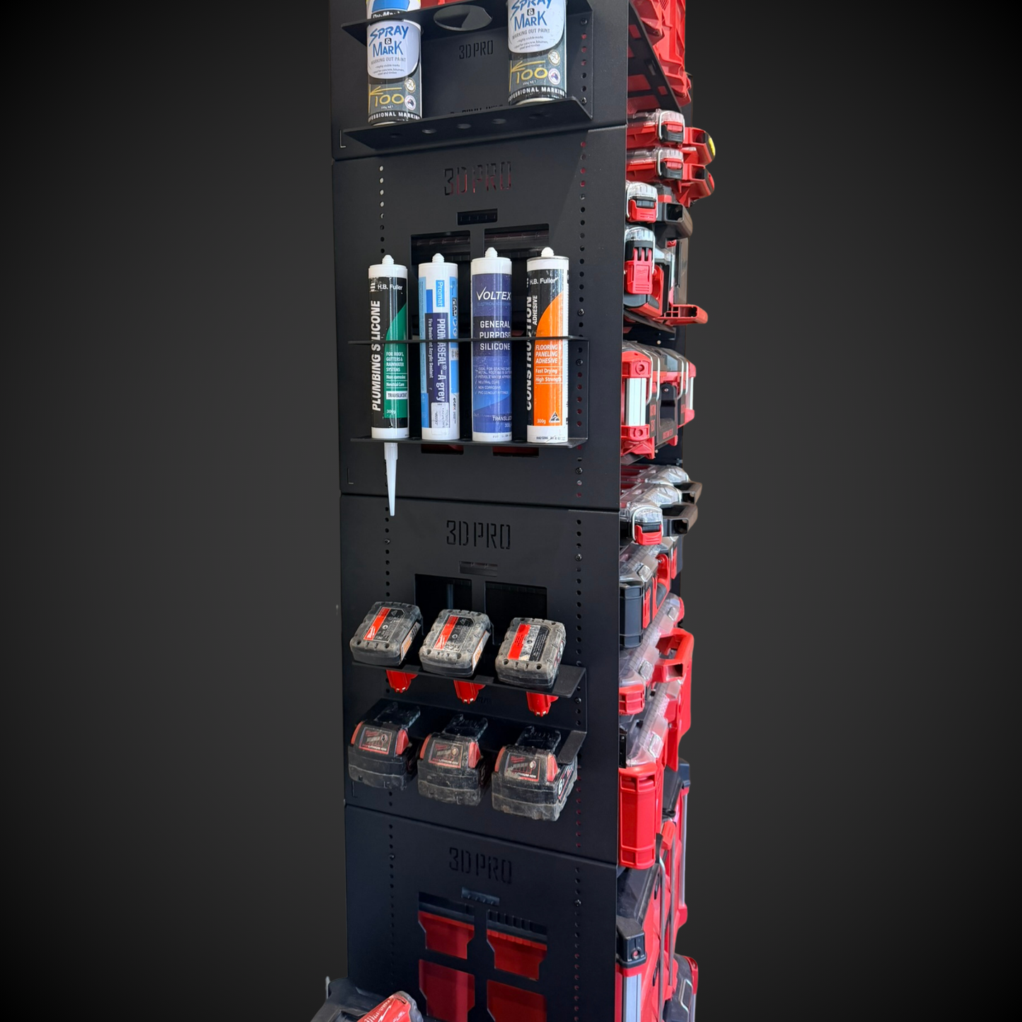 M12/M18 Battery Holder (Pack a Shelf)