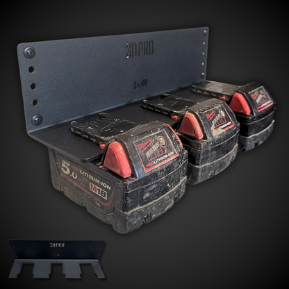 M12/M18 Battery Holder (Pack a Shelf)