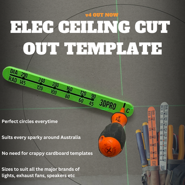 Elec Ceiling Cut Out Template