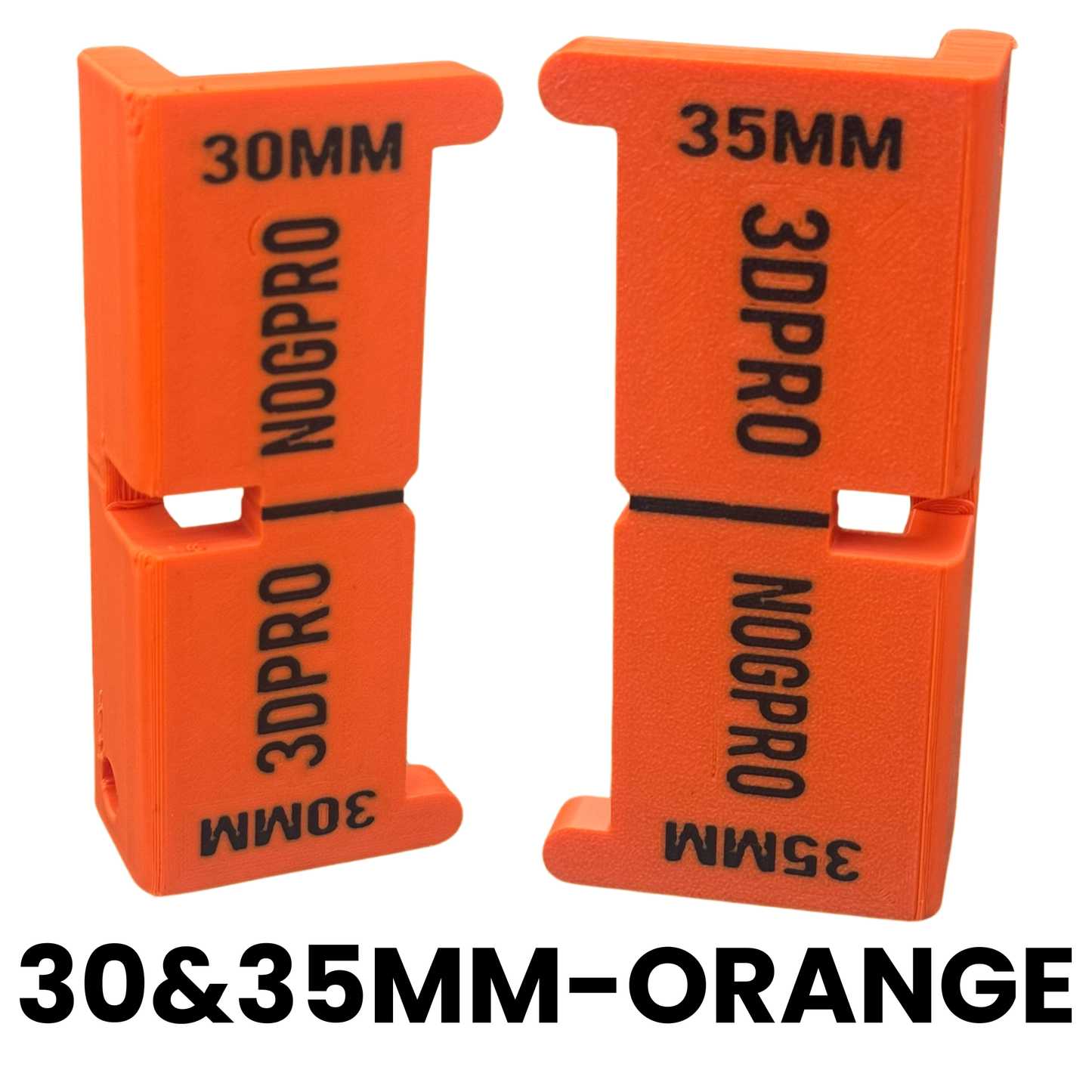 Nog Pro - Noggin SetBacks 30&35MM Orange 