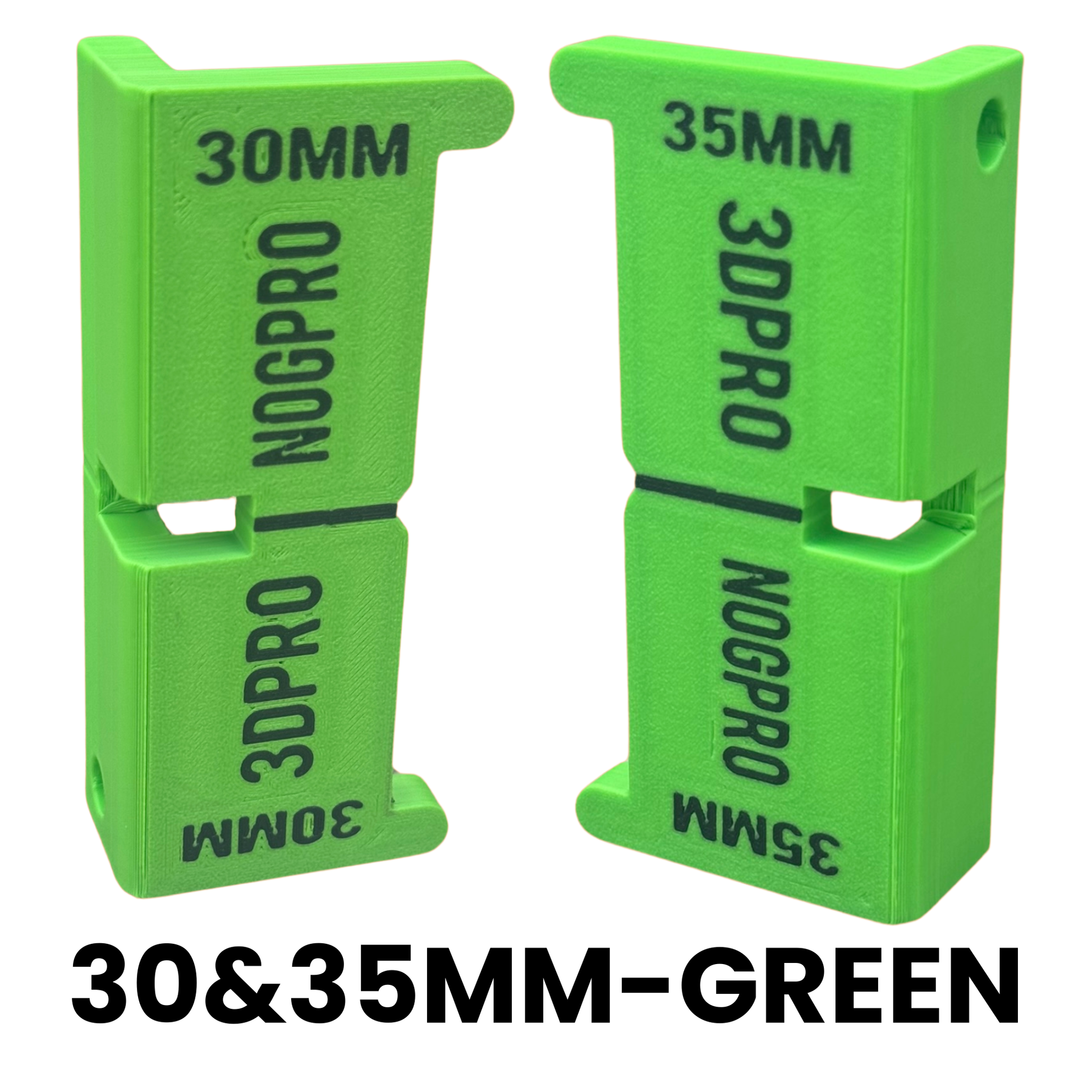 Nog Pro - Noggin SetBacks 30 & 35 MM Green