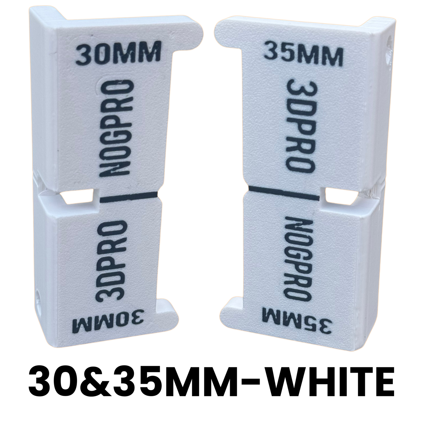 Nog Pro - Noggin SetBacks 30&35 MM White