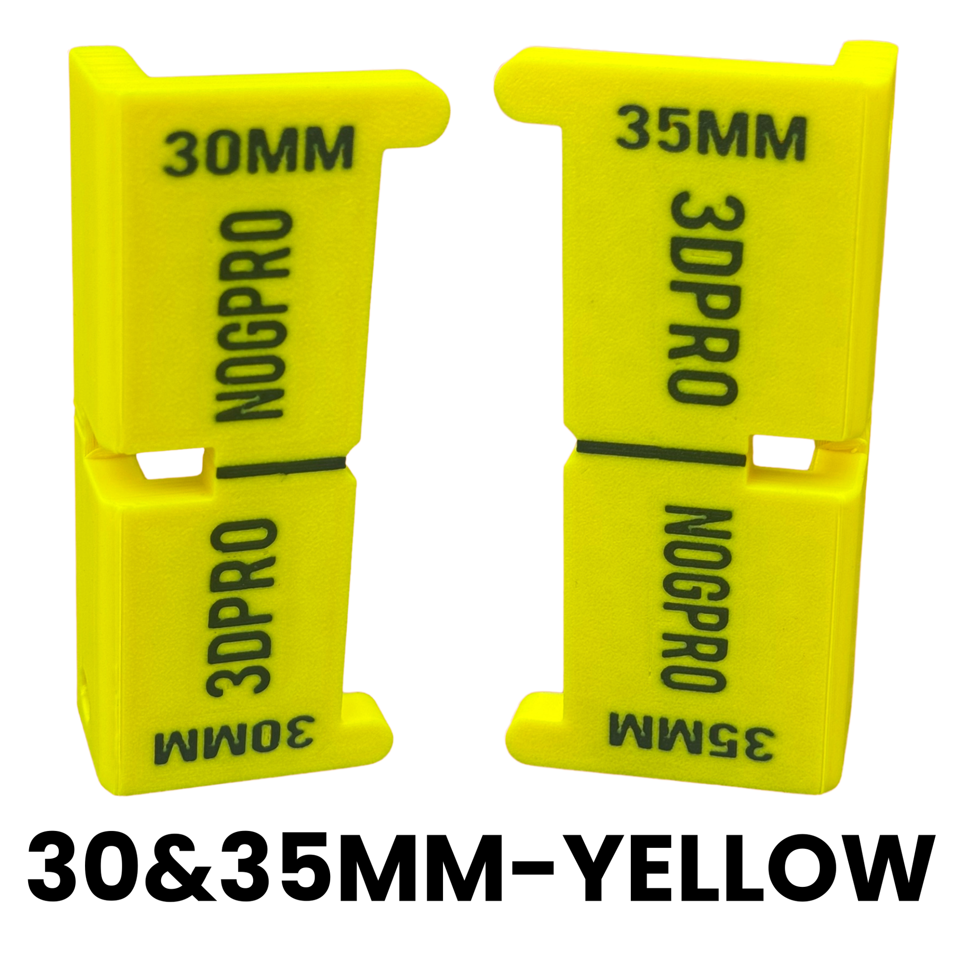 Nog Pro - Noggin SetBacks 30 and 35 MM Yellow