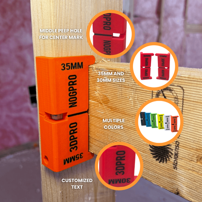 Features of 3DPRO's Nog Pro - Noggin SetBacks