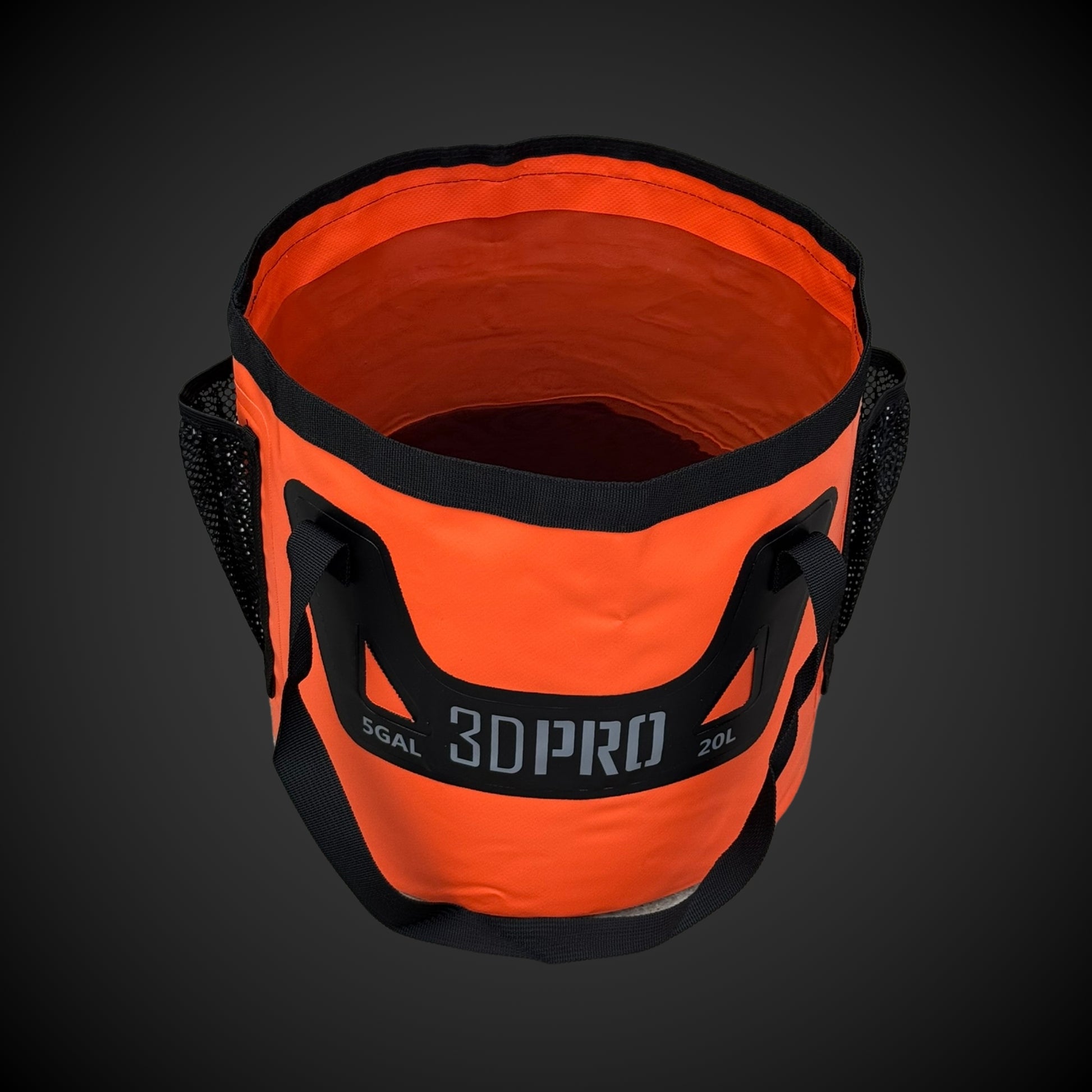 Orange Pro Folding Bucket (Limited Edition) different angle