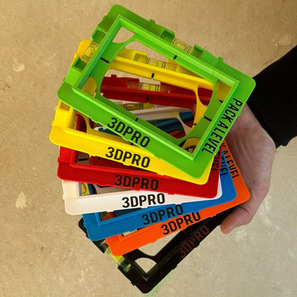 Stack of colorful 3DPRO Pack A Levels
