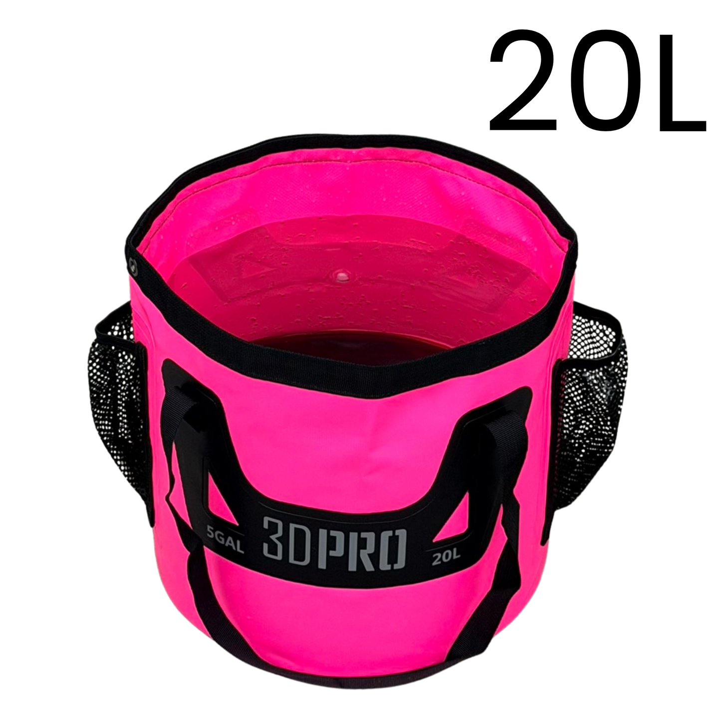 Pink 3DPRO 20L/5GAL Pro Folding Bucket