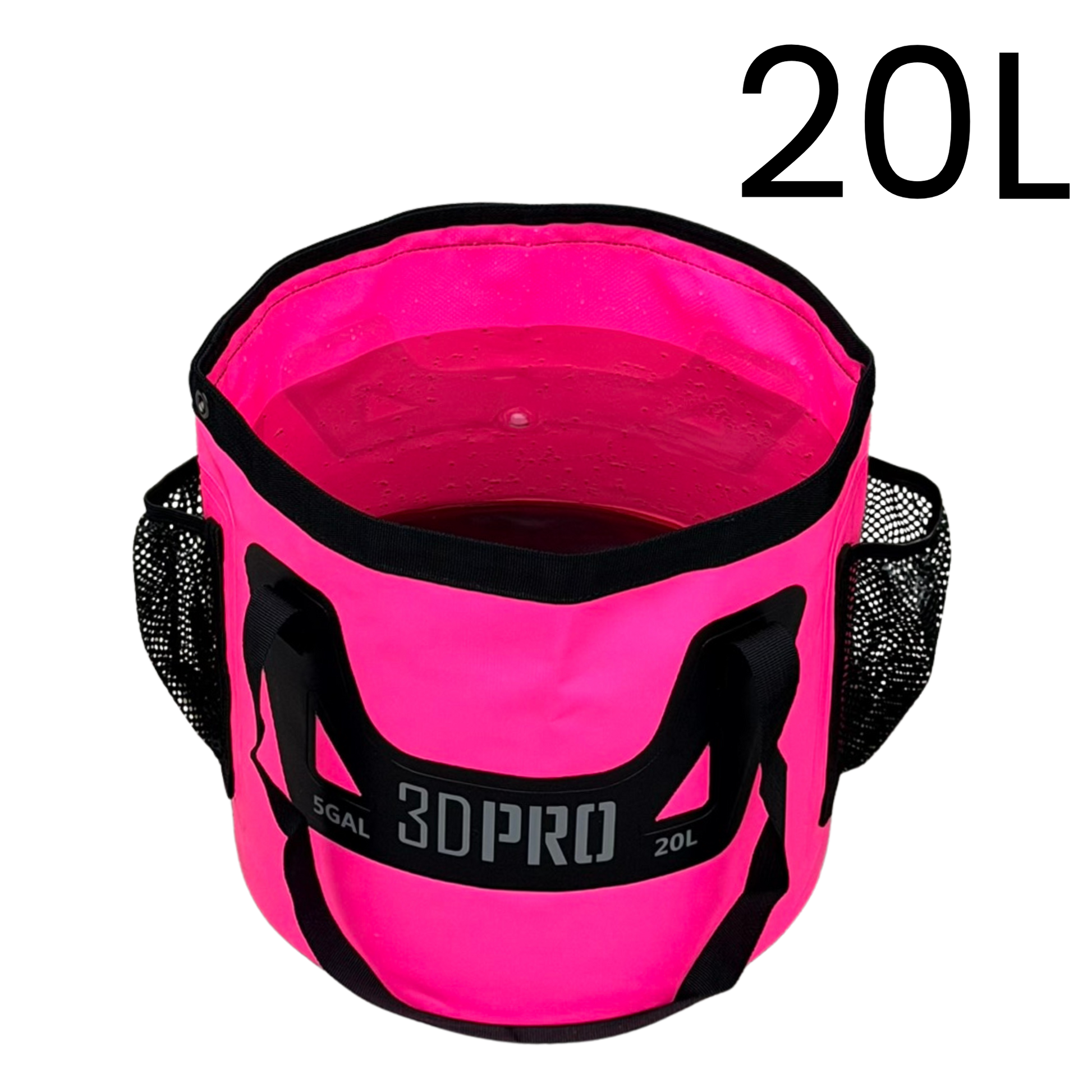 Pink 3DPRO 20L/5GAL Pro Folding Bucket