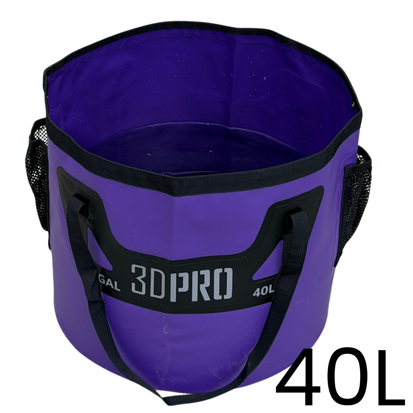 Purple 40L/10GAL Pro Folding Bucket