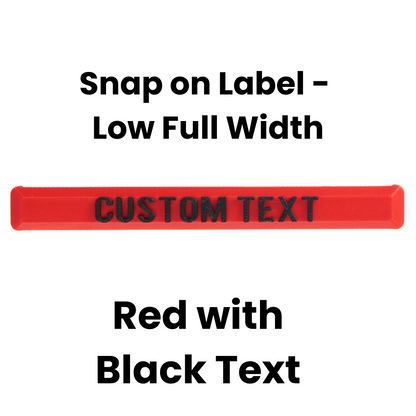 Snap On Label - Low Full Width Organiser
