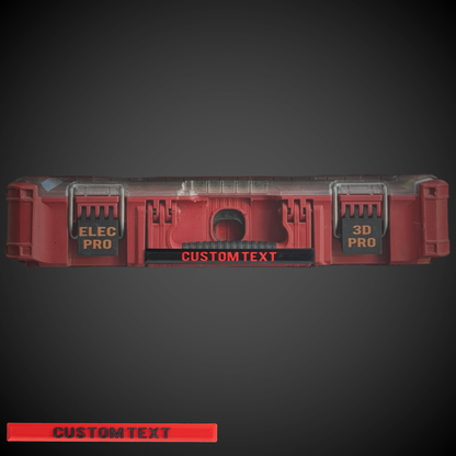 Snap on Label - Standard Full Width