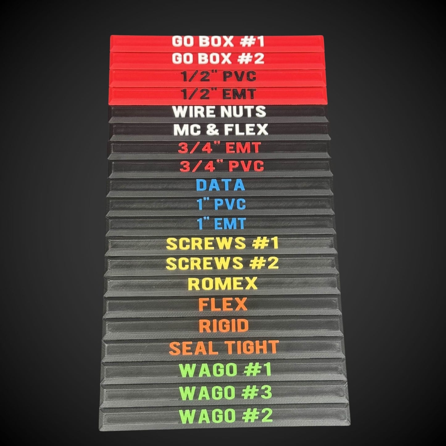 Snap on Label - Standard Full Width
