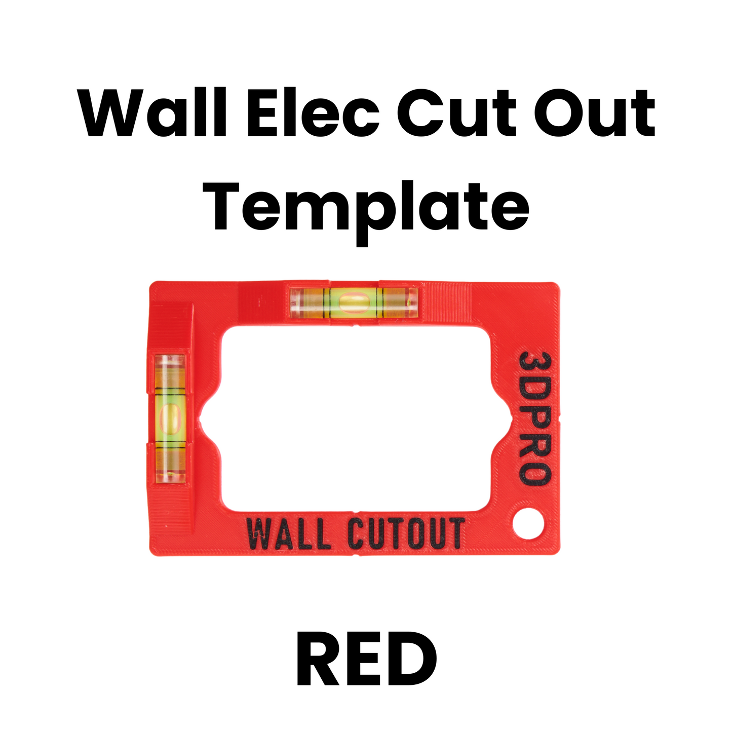 Wall Elec Cut Out Template