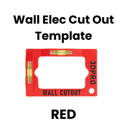 Wall Elec Cut Out Template