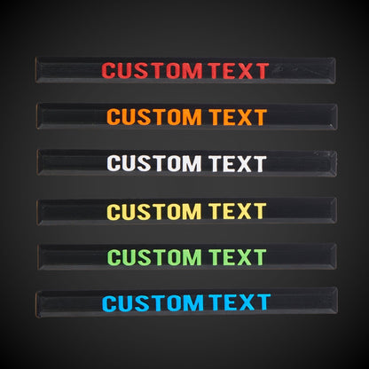 Custom text label in red and black for a Milwaukee Standard Packout full width tool box.