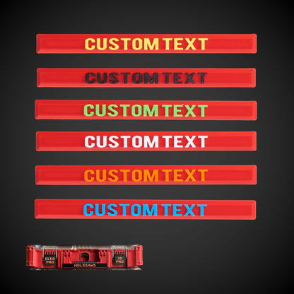 Snap on Label - Standard Full Width