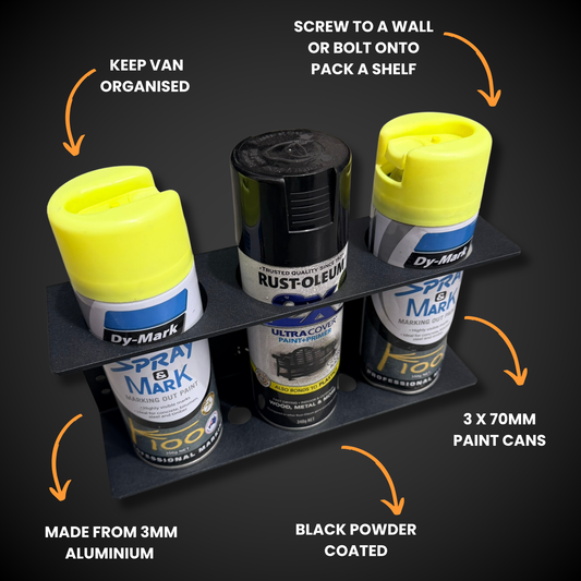 Triple Paint Can Holder (Pack a Shelf)
